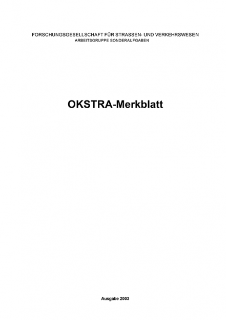 OKSTRA-Merkblatt